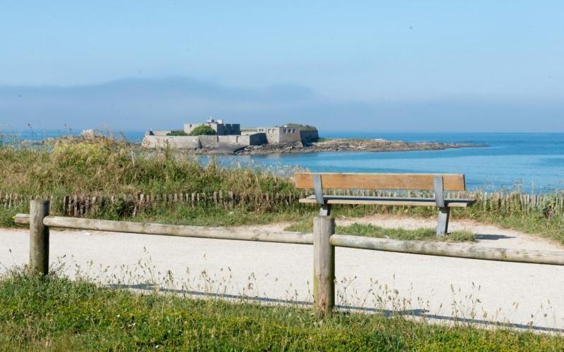 Loriot1- Appartement Vue Mer Sur Le Fort Bloque Ploemeur Exteriör bild